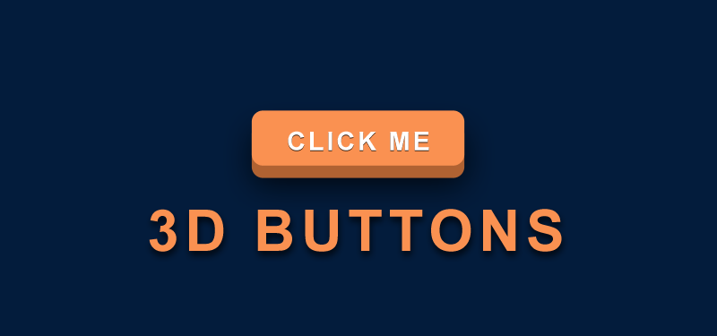 CSS3 3D button