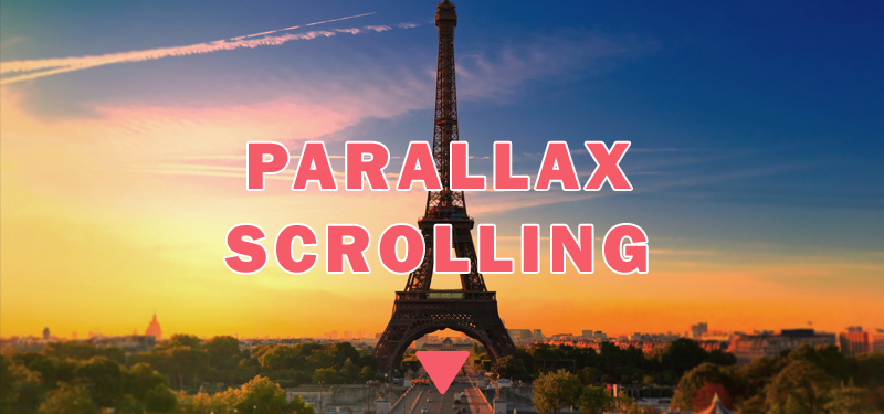 parallax scrolling effect