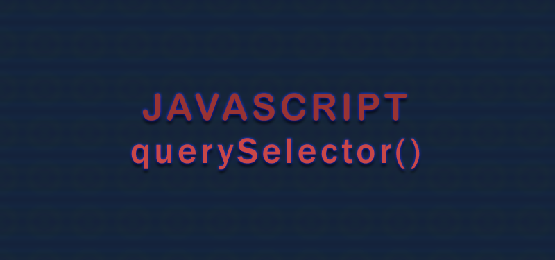 javascript queryselector